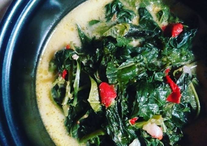 Resep Gulai daun singkong Anti Gagal