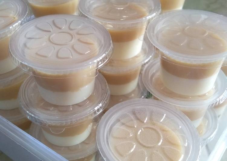 Puding silky milk