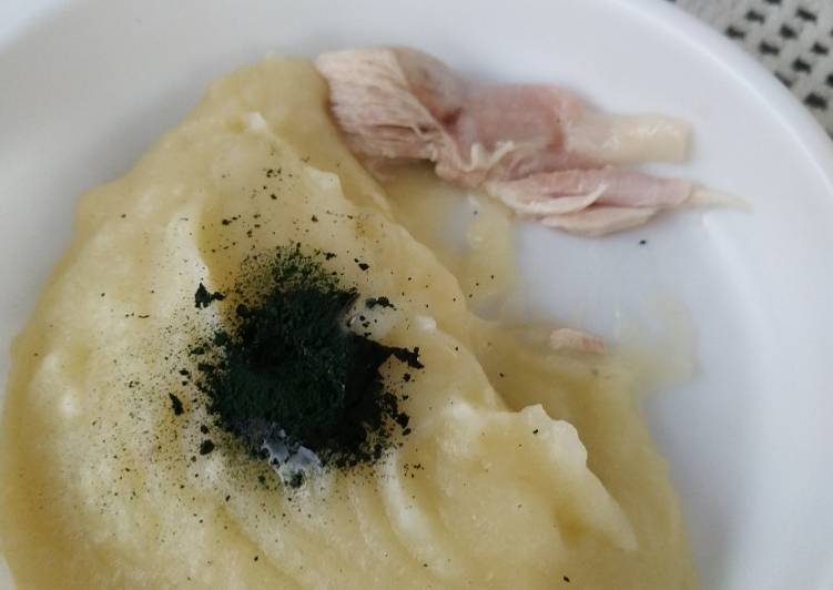 Resep Mpasi creamy mashed potato with chicken stock (11 bulan), Lezat