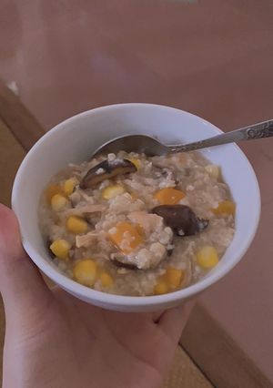 Hình của món Súp gà nấm healthy.