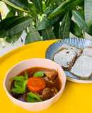 Bò kho dùng gói gia vị có sẵn cực đơn giản