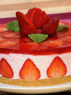 Una foto de Tarta de fresas