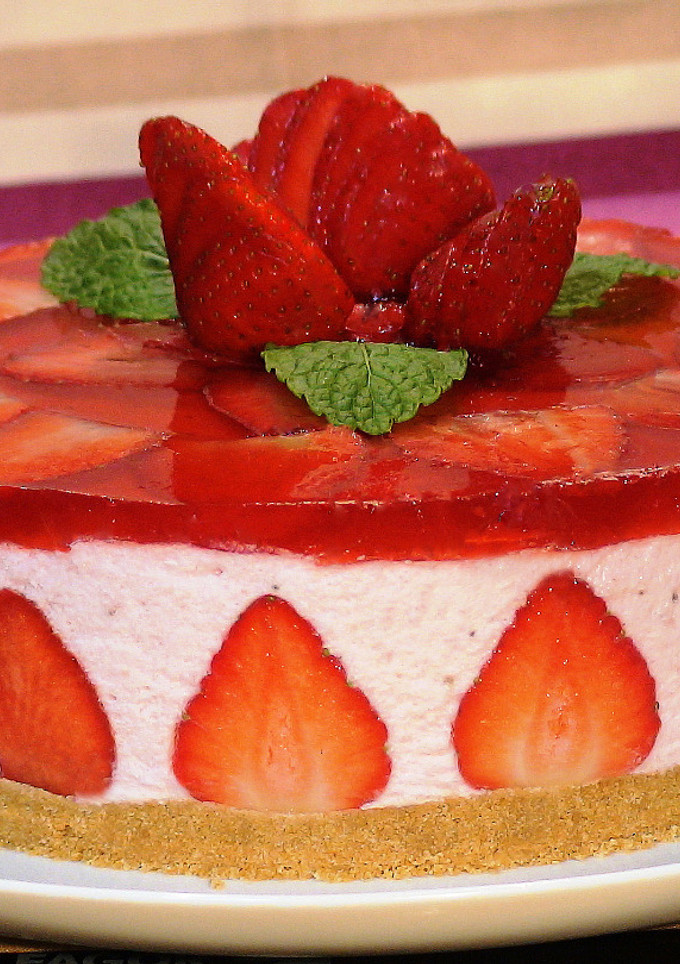 Una foto de Tarta de fresas