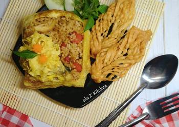 Resep Unik Nasi goreng kemangi selimut Ala Warung