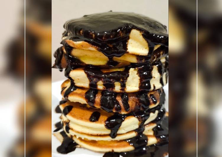 Resep Fluffy Pancake Chocolate 🥞🍫 Anti Gagal