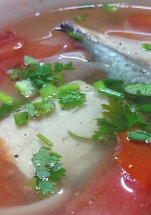 Hình của món Canh cá bạc má nấu ngót.