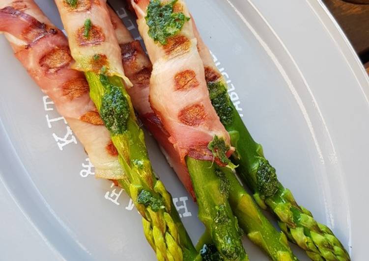 Spargel trifft Bacon