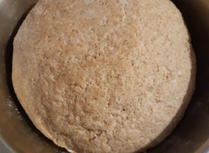 Una foto de Masa para pizza de harina de avena y harina integral 🇺🇾