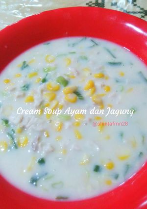 Foto resep Cream Soup Ayam Jagung