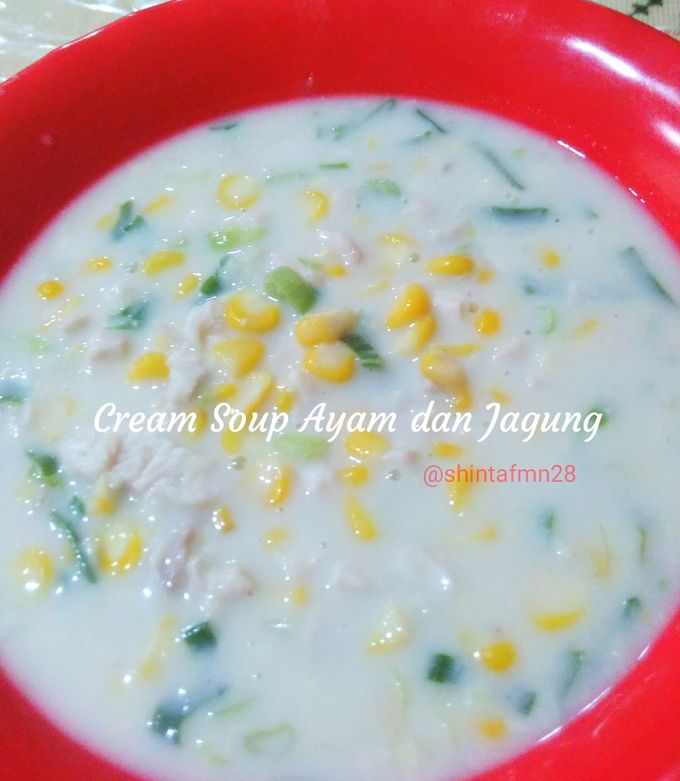 Foto resep Cream Soup Ayam Jagung