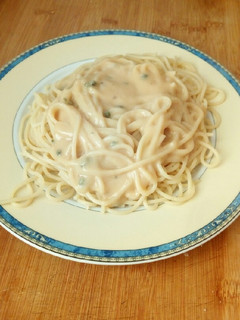 Una foto de Spaguettis con salsa de pimienta