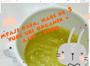 Foto resep Pure ubi organik + asip + evoo