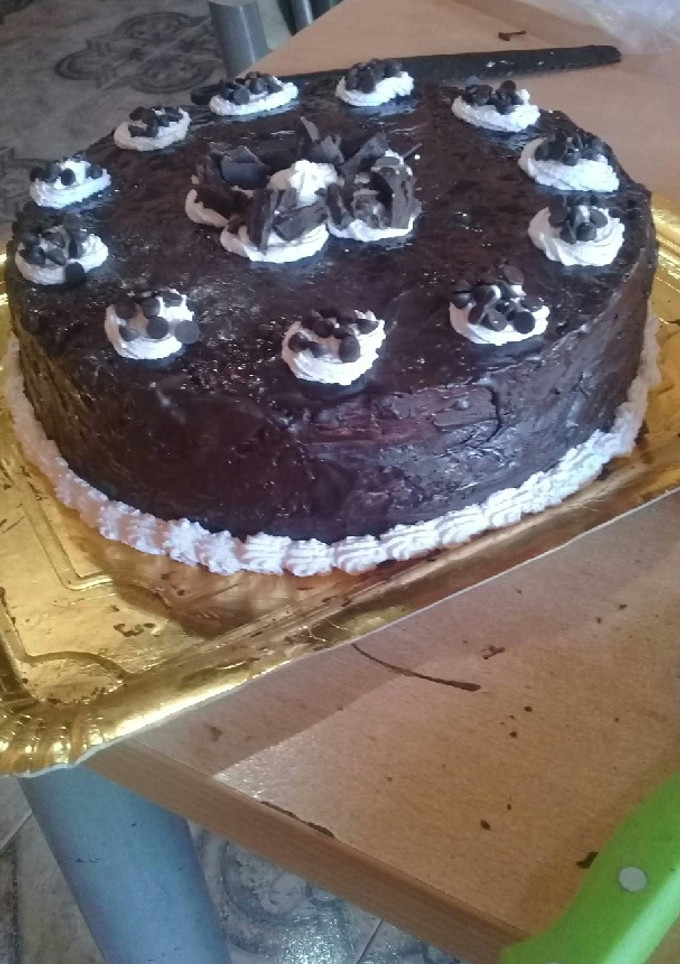Una foto de Torta bañada en chocolate
