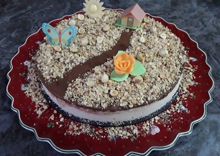 Tarta mousse de polvorón