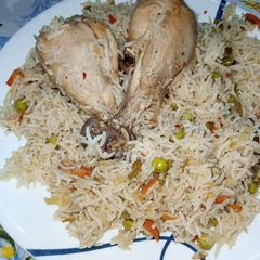 A picture of Spicy Chinese Drumstick Rice.