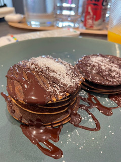 Una foto de Tortitas de Plátano y Avena