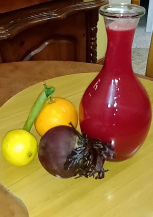 صورة لوصفة عصير البتراف (الشمنذر) ♥️