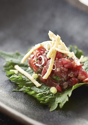 A picture of Beef Tartare.