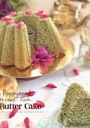 Foto resep Poppyseed Green tea Butter Cake