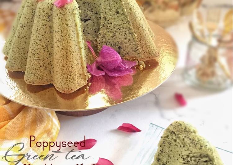 Bagaimana Menyiapkan Poppyseed Green tea Butter Cake, Sempurna