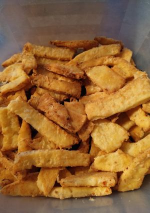 Sajtos -túrós rúd 4 hozzávalóbol recept fotója