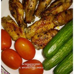 A picture of Pan-fried Chicken Wings (4 Ingredients).