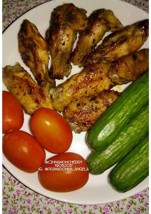 A picture of Pan-fried Chicken Wings (4 Ingredients).