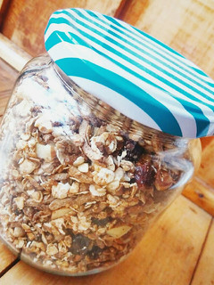 Una foto de Granola vainilla-canela al sartén! Fácil y rápido :)