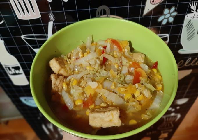 Resep Tumis Sawi Putih Jagung Wortel Tahu Oleh Suciindahprtw Cookpad