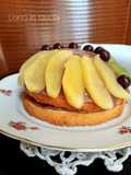 Naked Cake con crema pasticcera al cioccolato
