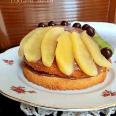 Foto di Naked Cake con crema pasticcera al cioccolato