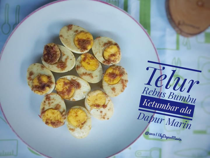 Cara Membuat 118. Telur Rebus Bumbu Ketumbar ala Dapur Marin Ekonomis