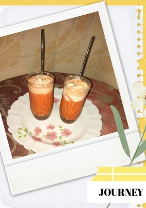 عکسی از دستور آب هویج بستنی🥕🍦