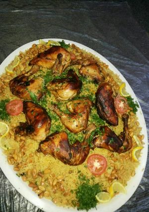 صورة لوصفة كبسة الدجاج👍👍