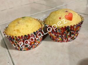 Una foto de Cupcakes de Chispitas de Colores