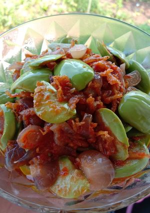 Foto resep Sambal bawang merah pete teri medan