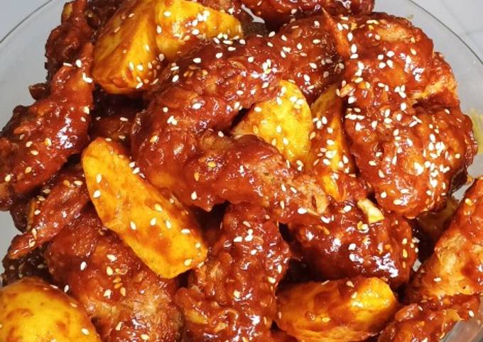 Resep Chicken wing (tanpa gochujang) yang Lezat