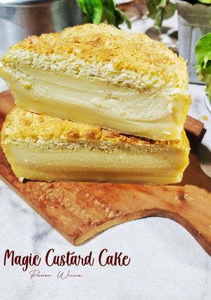 Foto resep 826.Magic Custard Cake