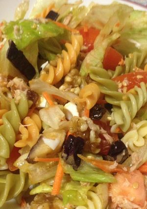 Una foto de Ensalada de espirales