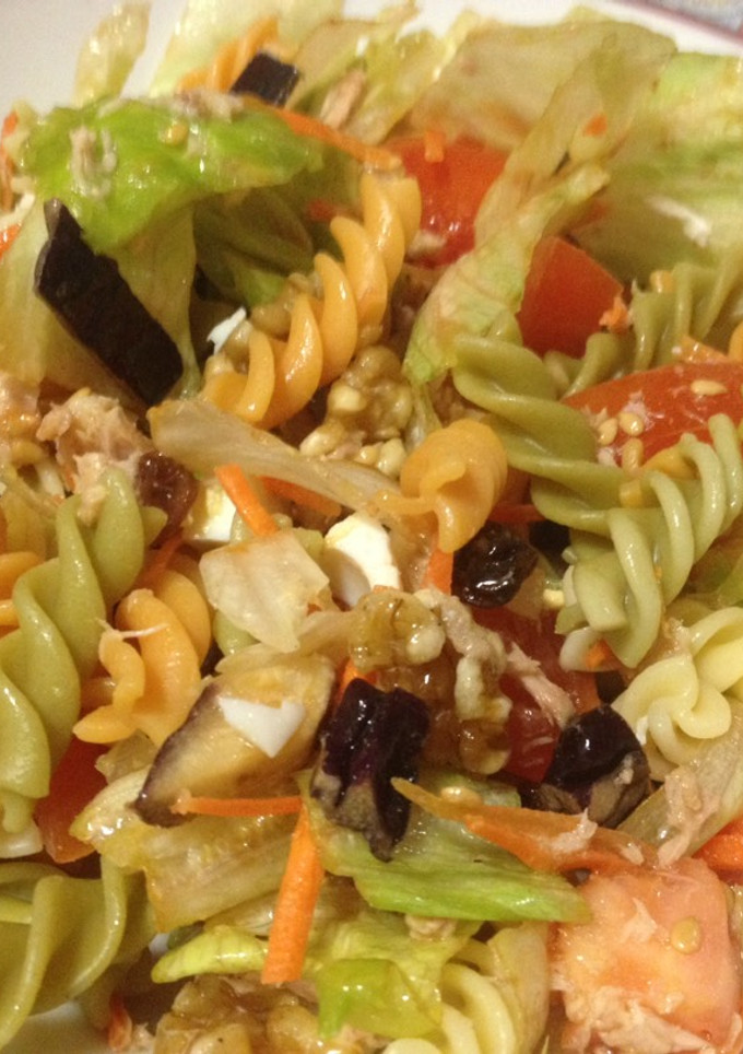 Una foto de Ensalada de espirales