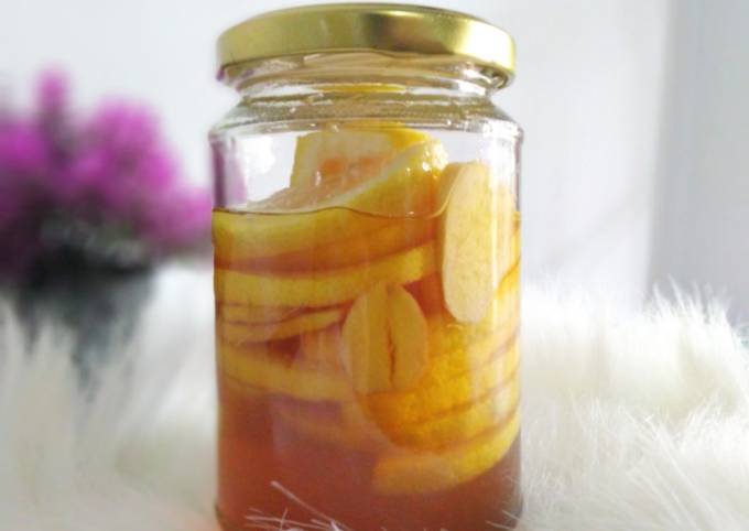 Resep Bikin Rendaman Madu Lemon Jahe Minuman Probiotik Oleh Visda Ummu 2h Cookpad