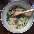 Iwak pe masak santan + kemangi