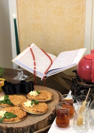 عکسی از دستور افطاری نون وپنیر
