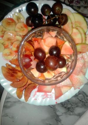 صورة لوصفة فواكه بطريقة مميزة