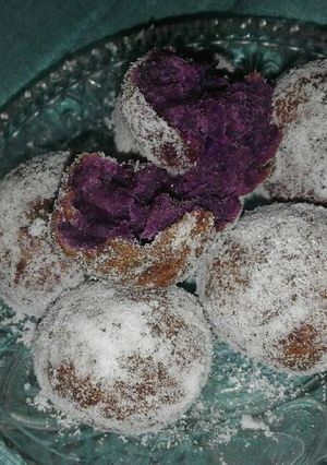 Foto resep Bola Salju Ubi Ungu