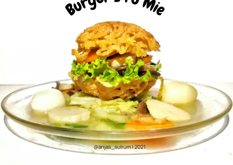 Masakan Unik Burger I Fu Mie Sedap Nikmat