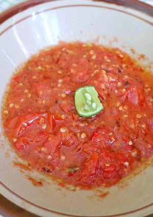 Foto resep Sambel tomat (untuk ikan bakar/lalapan ayam goreng/seafood)