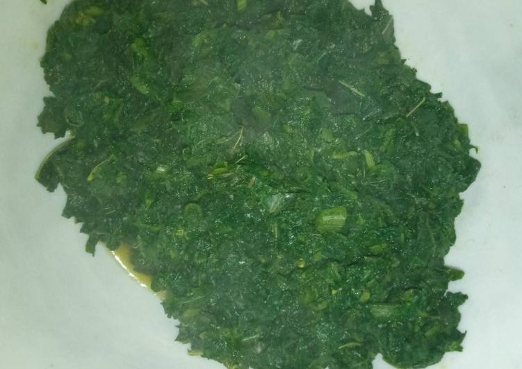 Recipe of Super Quick Homemade Kienyeji vegetables: Susa(pumpkin leaves) with Apoth(mrenda)