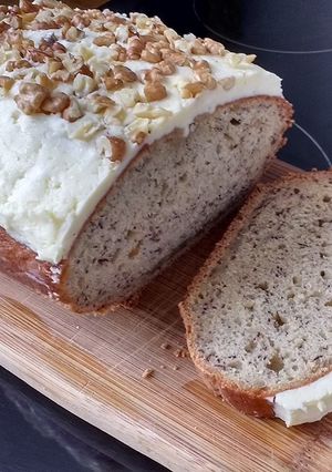 Banánkenyér recept fotója