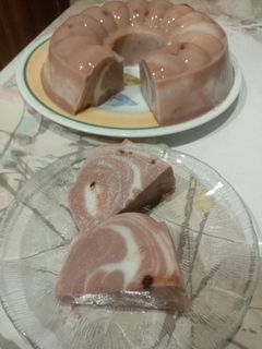 Foto resep Puding Marble Roti Tawar 🍞🍮